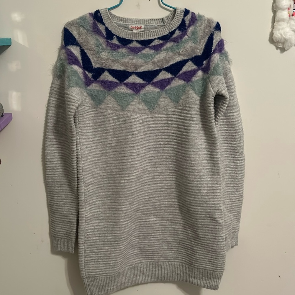 Girl’s XL Cat&Jack Long Sweater